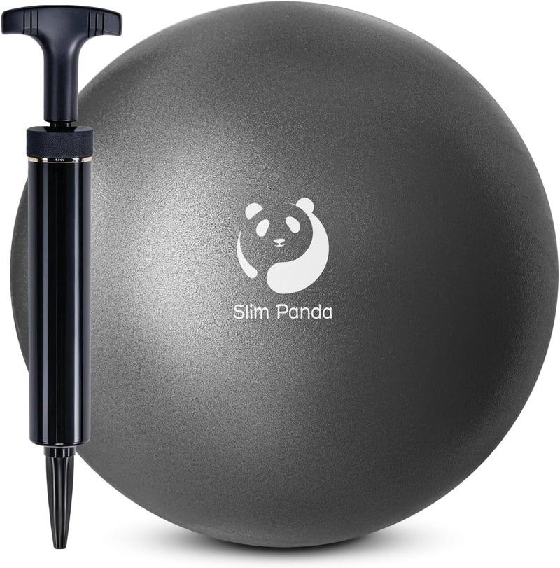 Slim Panda Pilates Ball, 9 Inch Small Exercise Ball, Anti Burst Mini Yoga Ball for Stability, Workout, Barre, Core Strength, Physical Therapy, Balance, Stretching - Image 1